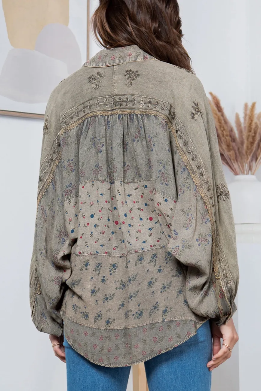Patched up Blouse