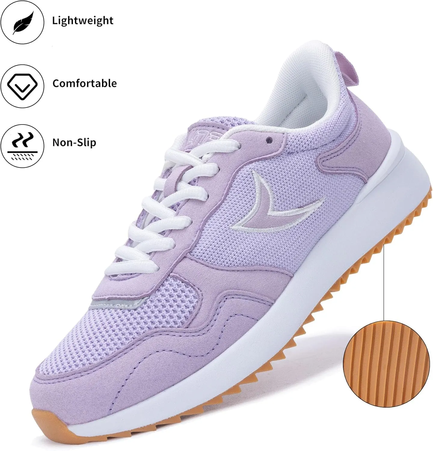 PERSOUL Women's Fashion Sneakers Comfortable Womens Walking Shoes Lightweight Style Tennis Shoes for Casual Daily Workout Shoes US Size 6-11