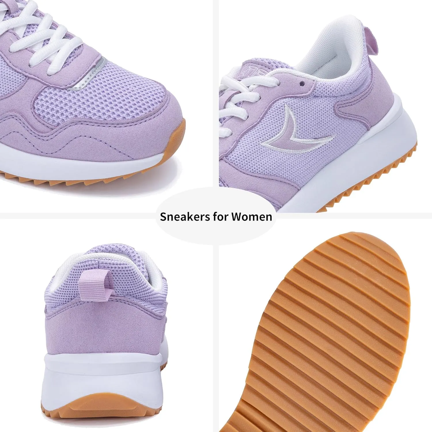 PERSOUL Women's Fashion Sneakers Comfortable Womens Walking Shoes Lightweight Style Tennis Shoes for Casual Daily Workout Shoes US Size 6-11