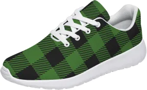 Plaid Sneakers for Women Men Running Shoes Casual Tennis Shoes Plaid Gifts for Women Men