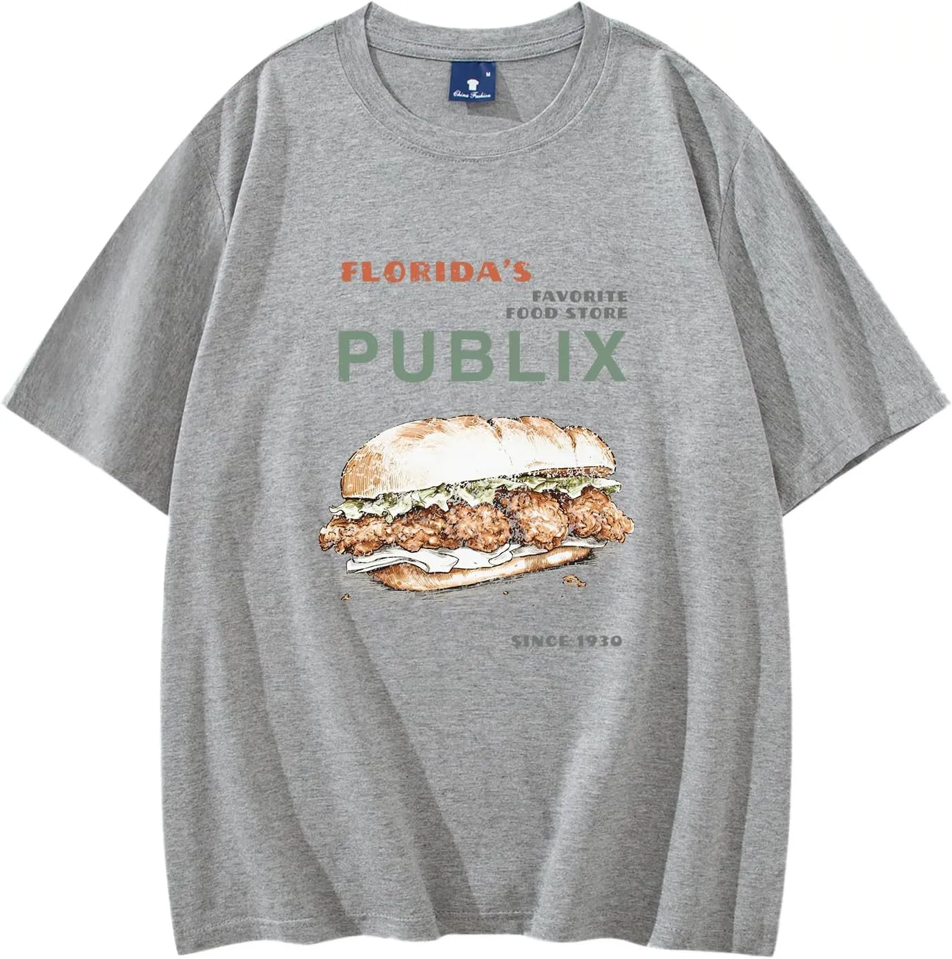 Publix Unisex T Shirt Vintage Style Shirt Food Lover Gifts Supermarket Food Shirt