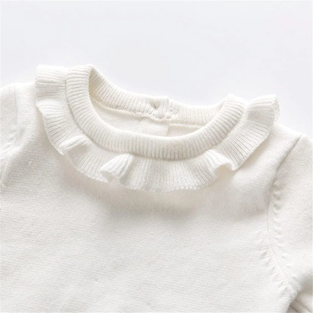 Pullover Sweater for Girls Baby Toddler Knit Crewneck Sweater Sweatshirt Winter Clothes Tops Outfits