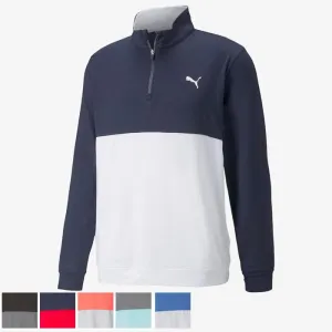 Puma Gamer Colorblock Golf 1/4 Zip M Puma Black/Quiet Shade (532985-