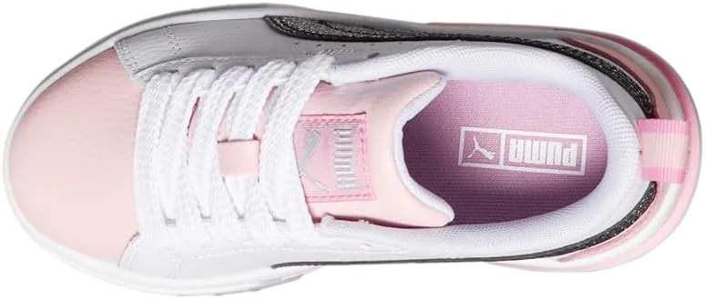 Puma Kids Girls Mayze Aurora Lace Up Sneakers Shoes Casual - White