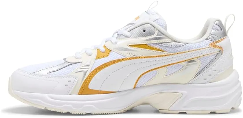 Puma Mens Milenio Tech Lace Up Sneakers Shoes Casual - White