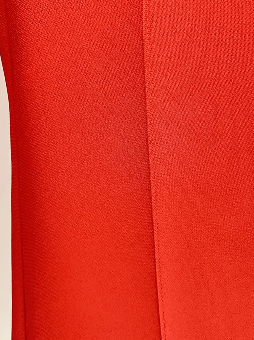 Red 2 Piece Peak Lapel Single Breasted Slim Fit Women's Suit