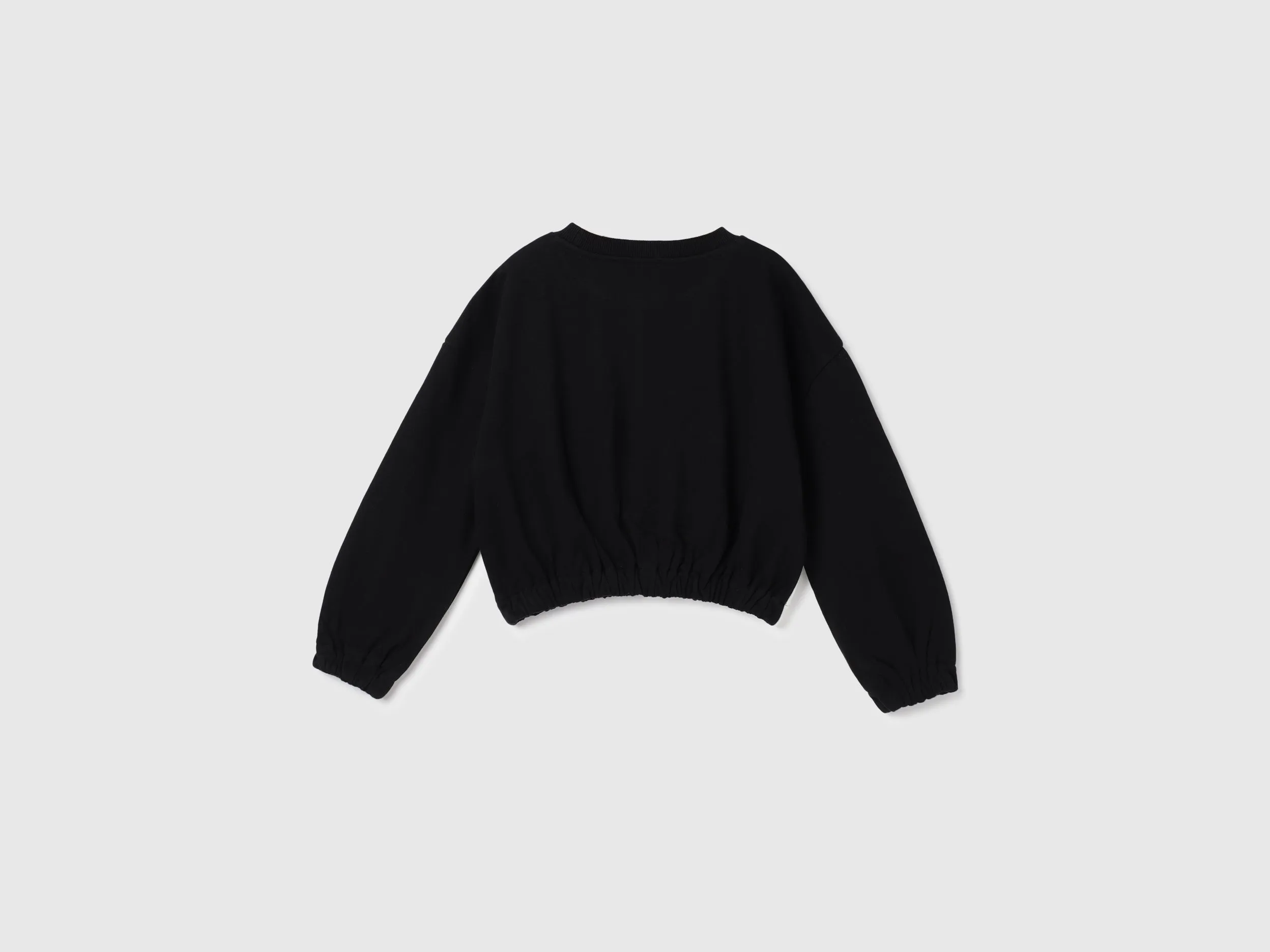 Regular Fit Crew Neck Colorblocked Girl's Sweatshirt