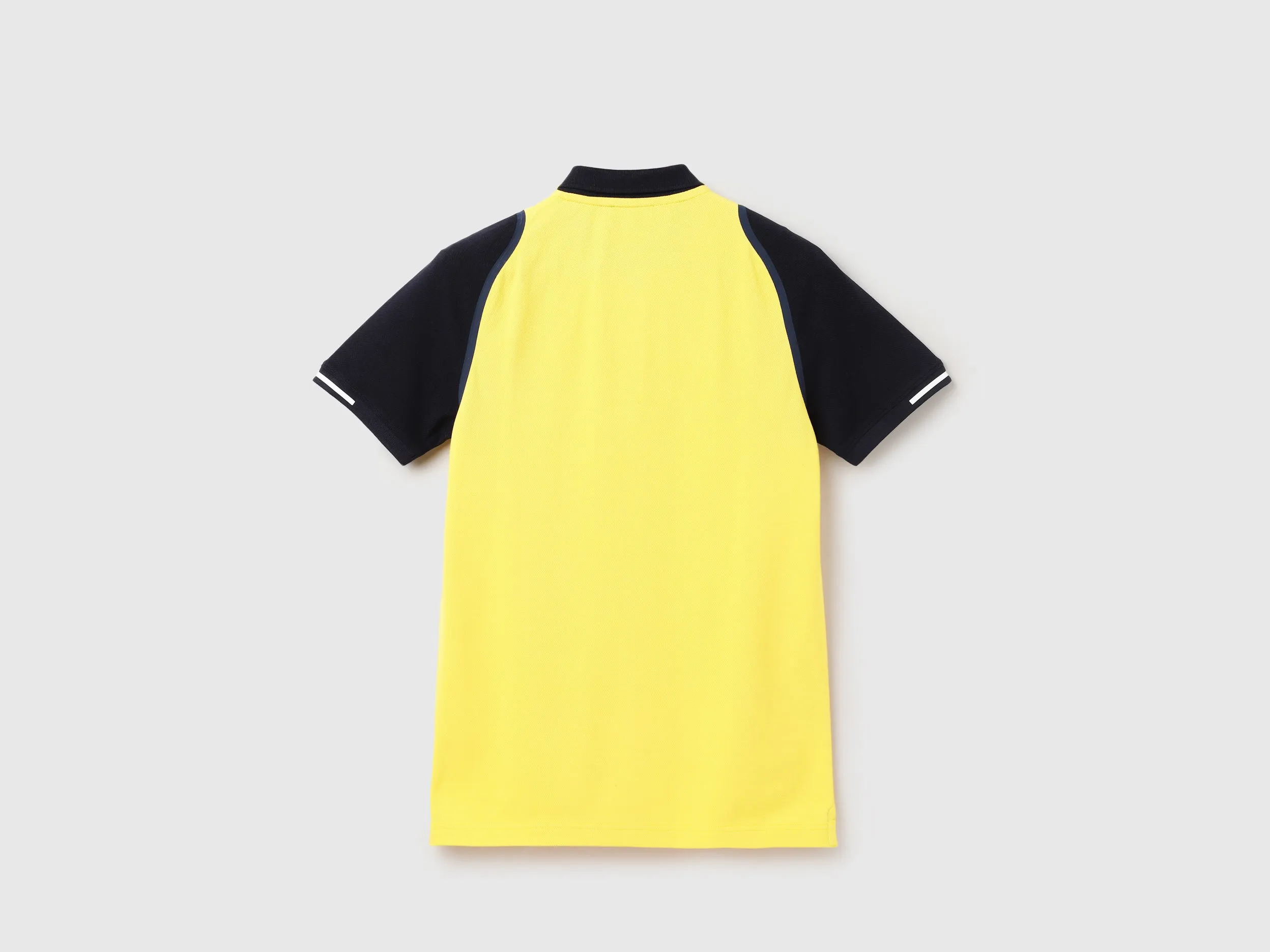 Regular Fit Polo Neck Colorblock T-Shirt