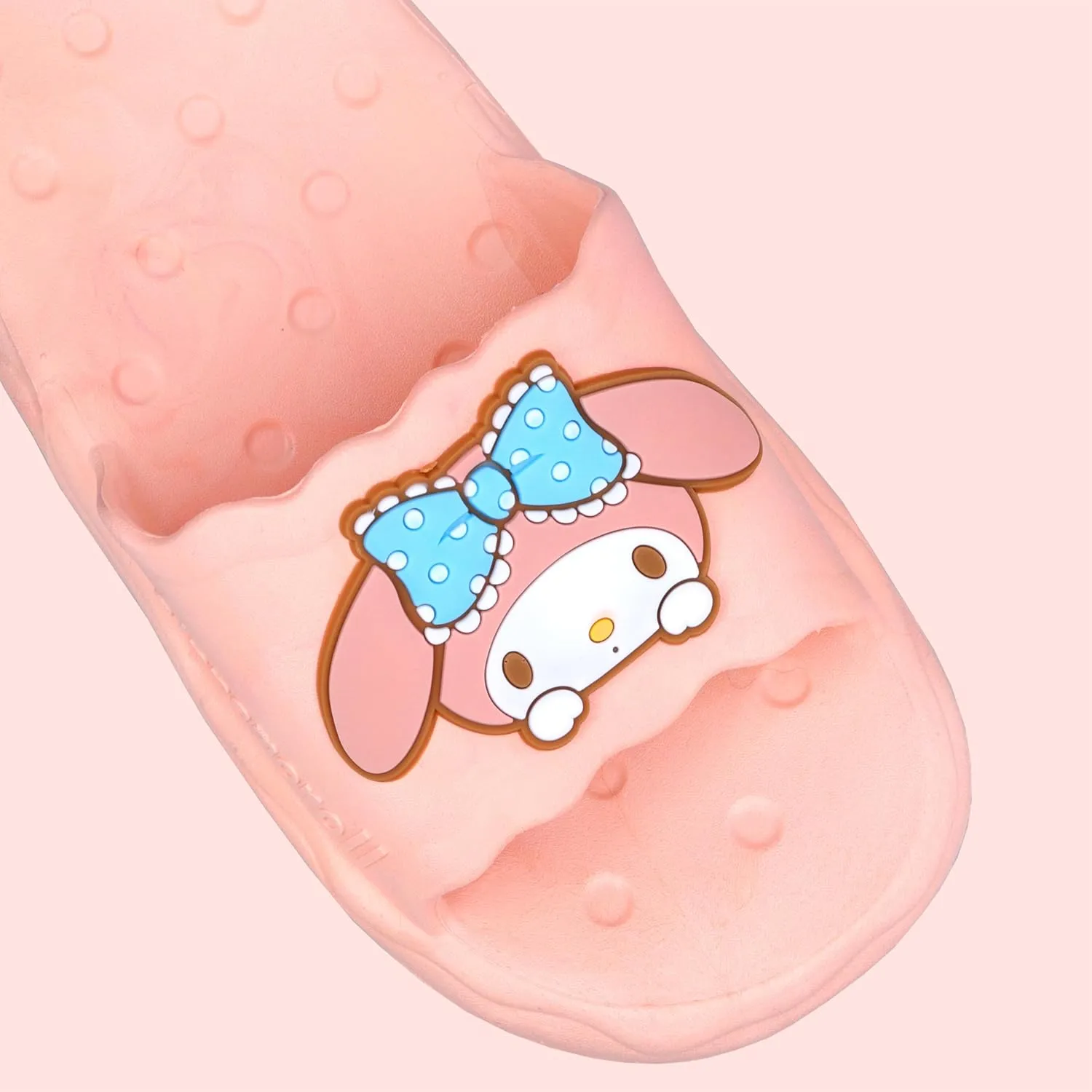 Roffatide Anime Cinnamoroll My Melody Kuromi Slides for Girls House Slides Non-Slip Bathroom Shower Sandals Rubber Slippers