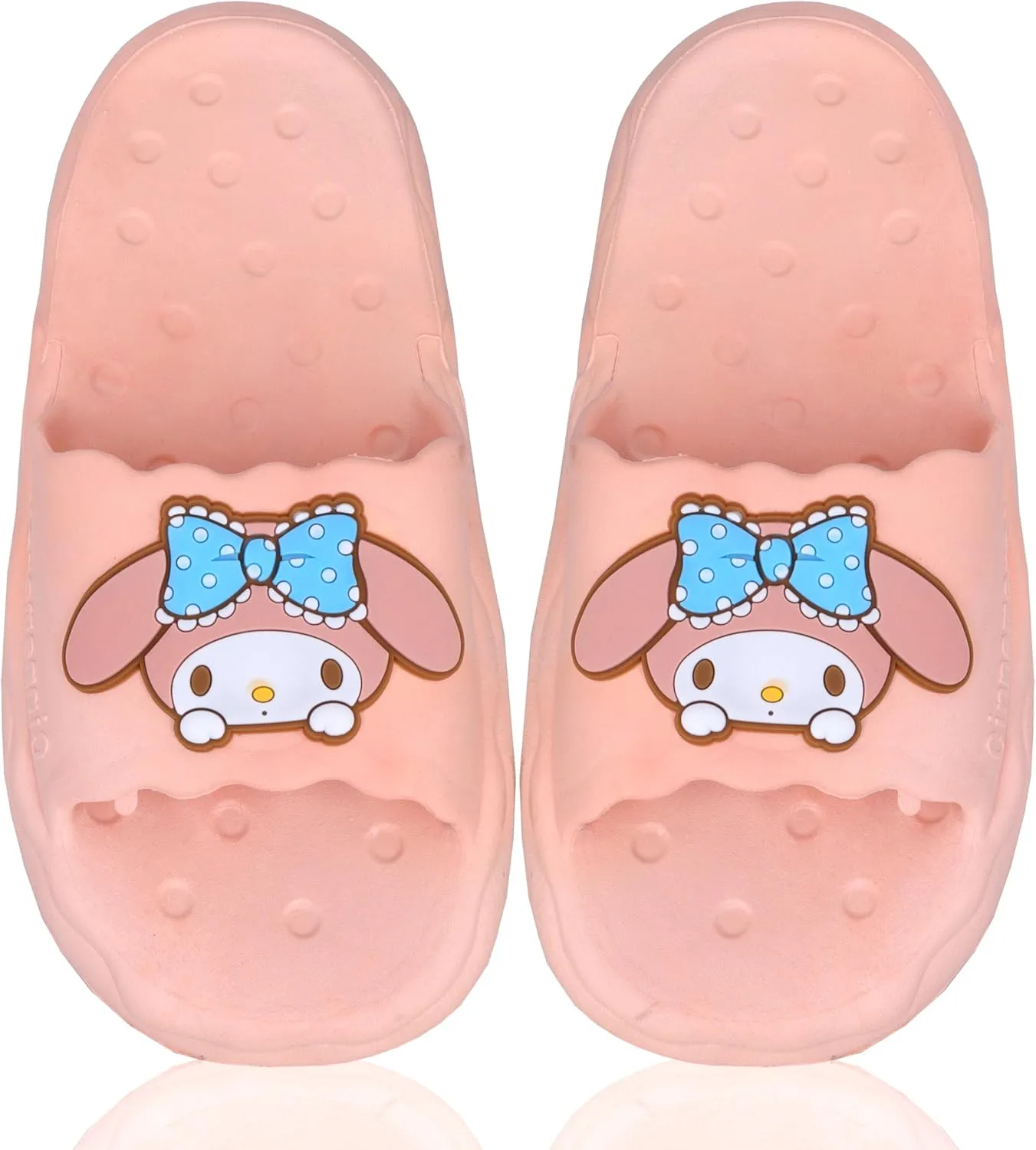 Roffatide Anime Cinnamoroll My Melody Kuromi Slides for Girls House Slides Non-Slip Bathroom Shower Sandals Rubber Slippers