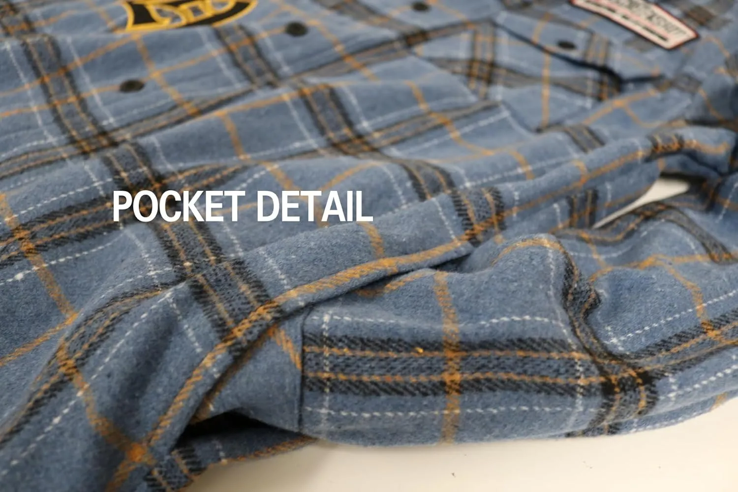 SCREENSHOT SHACKET 3202 Mens Casual Plaid Flannel Shacket Shirt Jacket Button Down Long Sleeve