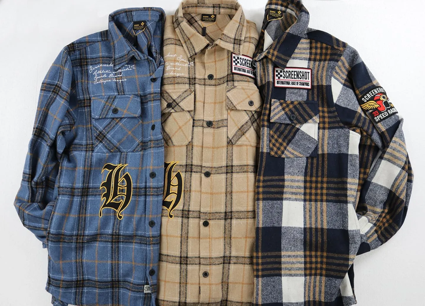 SCREENSHOT SHACKET 3202 Mens Casual Plaid Flannel Shacket Shirt Jacket Button Down Long Sleeve