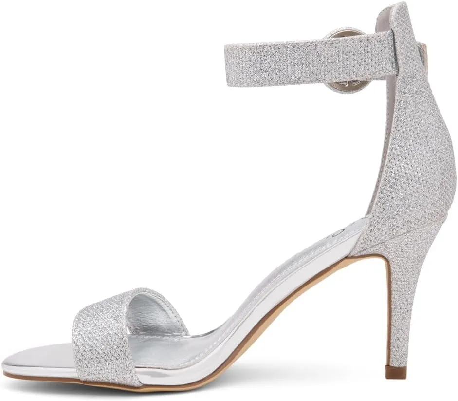 Shoe Land Women’s High Heel Sandals | Strappy Slingback Heels with Square Open Toe | Ankle Strap Dressy Stilettos for Wedding, Party & Evening Events 2025