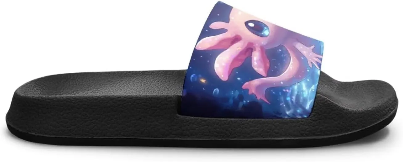 Slide Sandals for Girls Lightweight Summer Slippers Suitable Beach, Pool