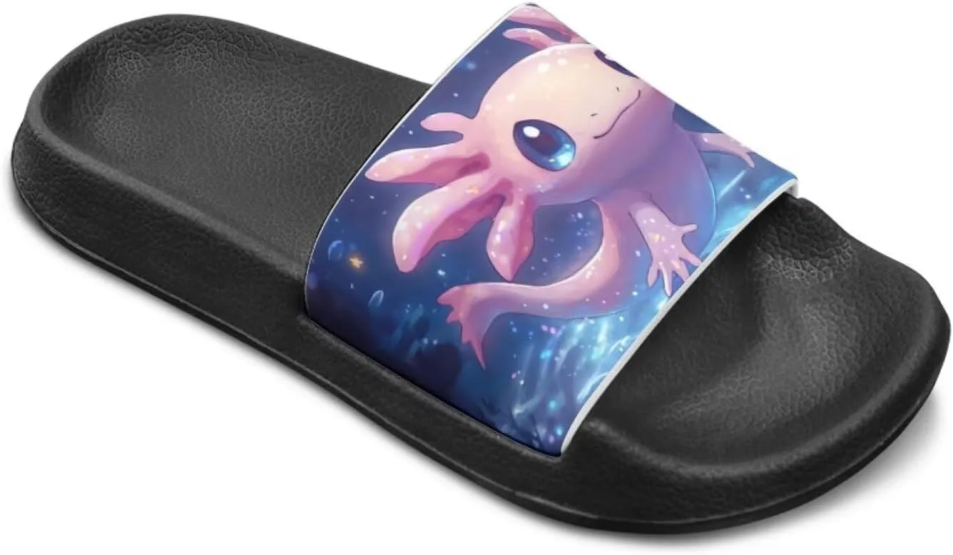Slide Sandals for Girls Lightweight Summer Slippers Suitable Beach, Pool