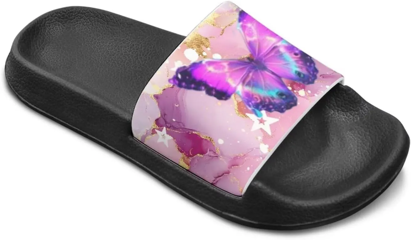Slides for Kids Summer Slippers Lightweight Beach Sandals for Teen Girls