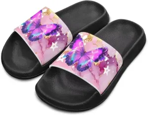 Slides for Kids Summer Slippers Lightweight Beach Sandals for Teen Girls