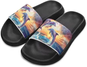 Slides for Kids Summer Slippers Lightweight Beach Sandals for Teen Girls