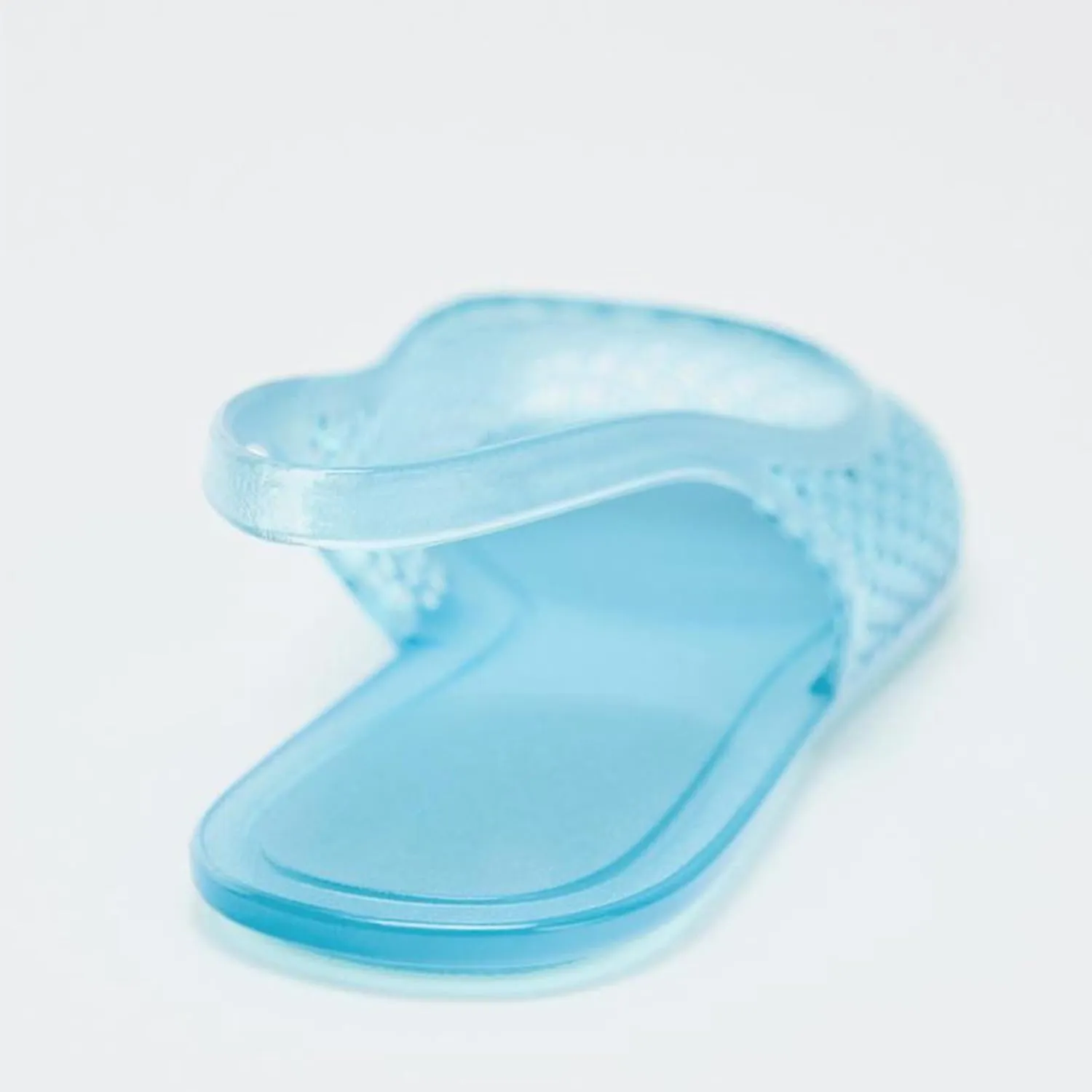 Slingback Jelly Flats Sandals for Women Clear Slip on Jelly Mesh Flats Comfortable Round Toe Sandals Summer Beach Shoes.