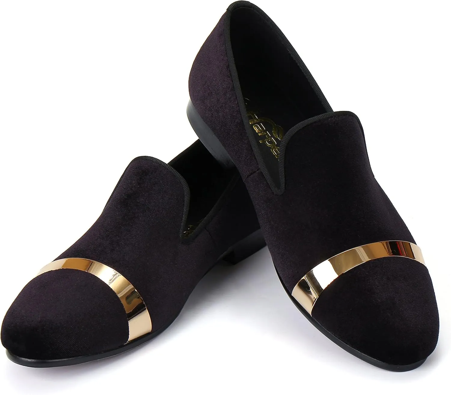 Slip On Formal Dress Shoes Men Velvet Tuxedo Loafers