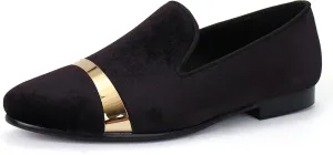 Slip On Formal Dress Shoes Men Velvet Tuxedo Loafers
