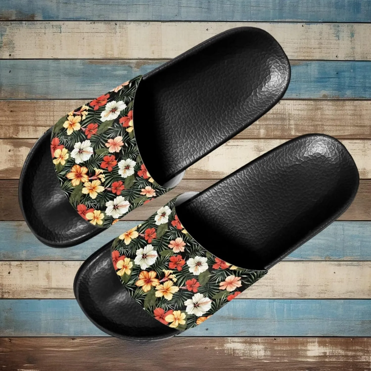 Slippers for Women Non-Slip Slide Sandals Open Toe Soft Sole Sandals Lightweight Slippers Walking Outdoor Sandals