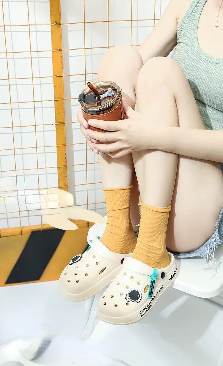 Slippers for Women Pantuflas Para Mujer Cute Smile Face Slides Sandals for Summer