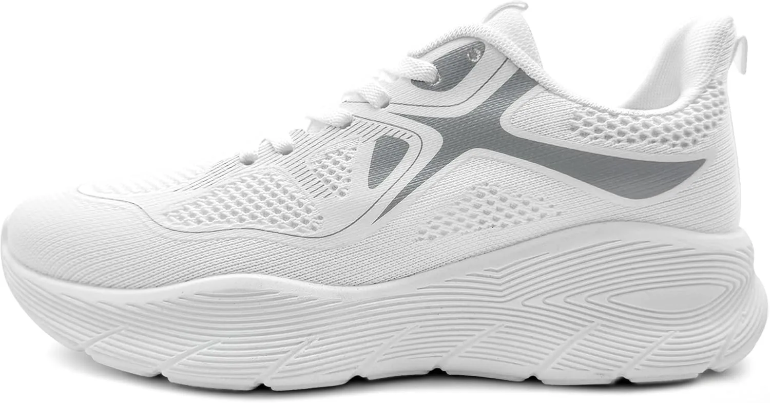 Sneakers for Women Casual Fashion Walking Shoes Lace Up Women's Athletic Tennis Running Footwear