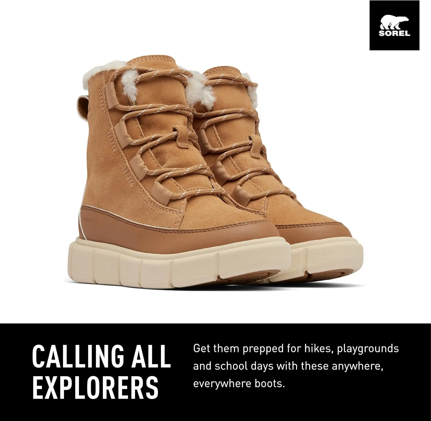 Sorel Children's Explorer lll Lace Boot