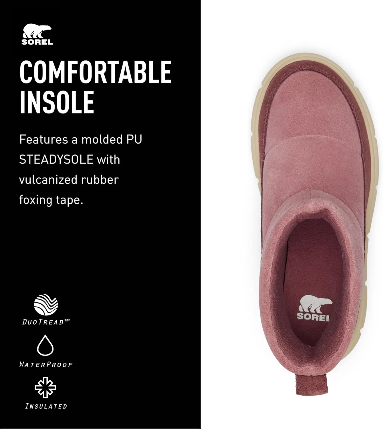 SOREL Children's Explorer lll Slip-On Waterproof Boot