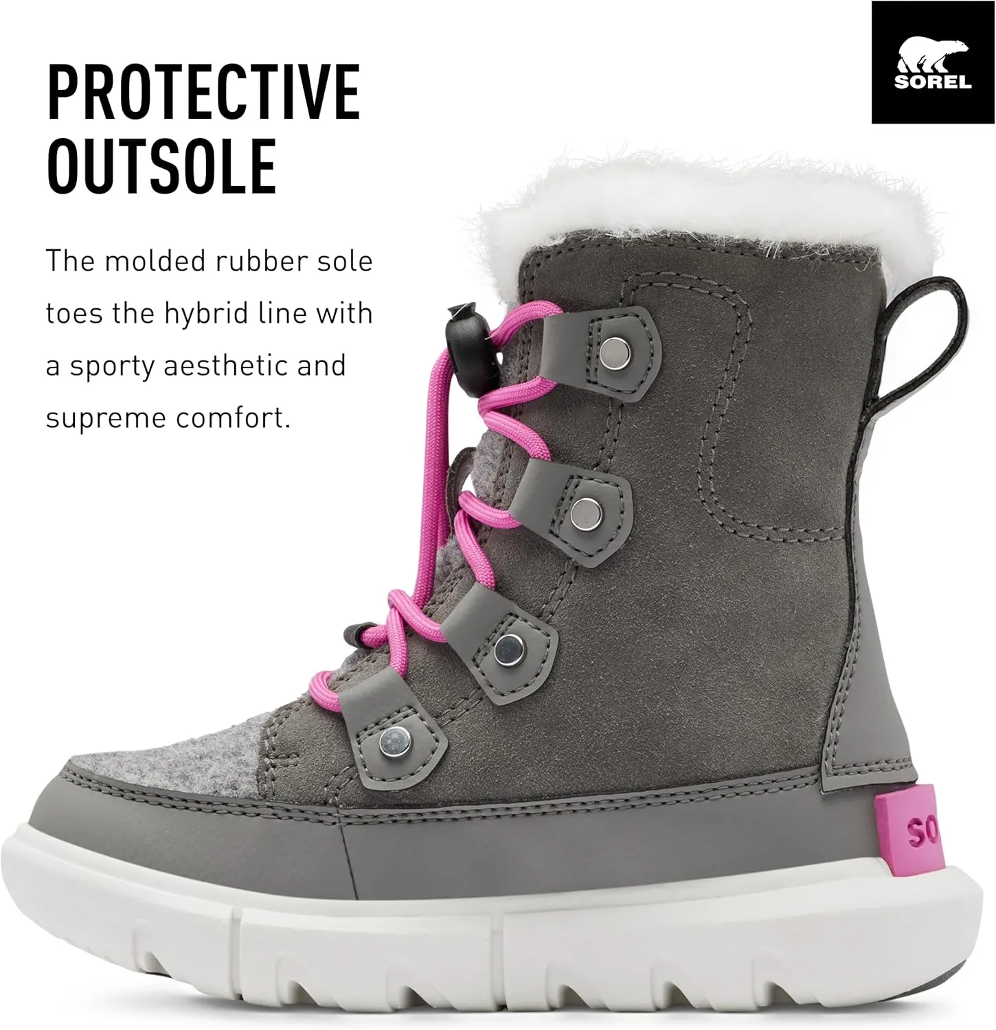 Sorel unisex-child Childrens Sorel Explorer™ Lace Wp