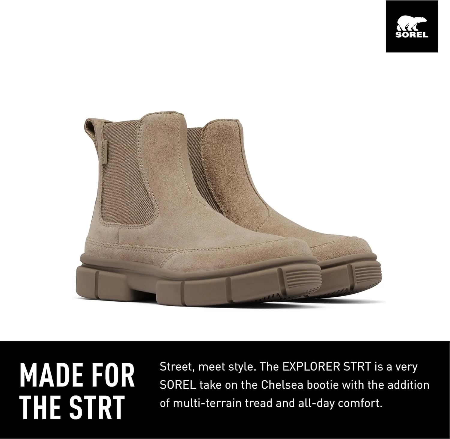 SOREL Women's Explorer STRT Chelsea Boot