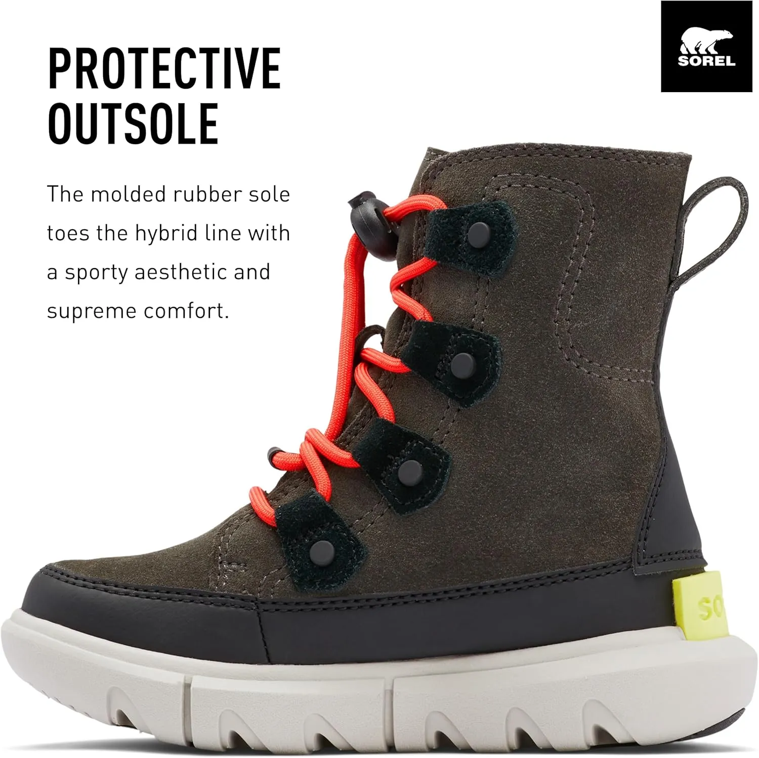 Sorel Youth Unisex Little Children's Explorer Lace Waterproof Boots