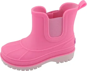 Sperry Toddler Chelsea Rain Boots, Waterproof Rubber Kids Rainboot, Girls/Boys Light Water Shoes for Muddy Park/Hiking