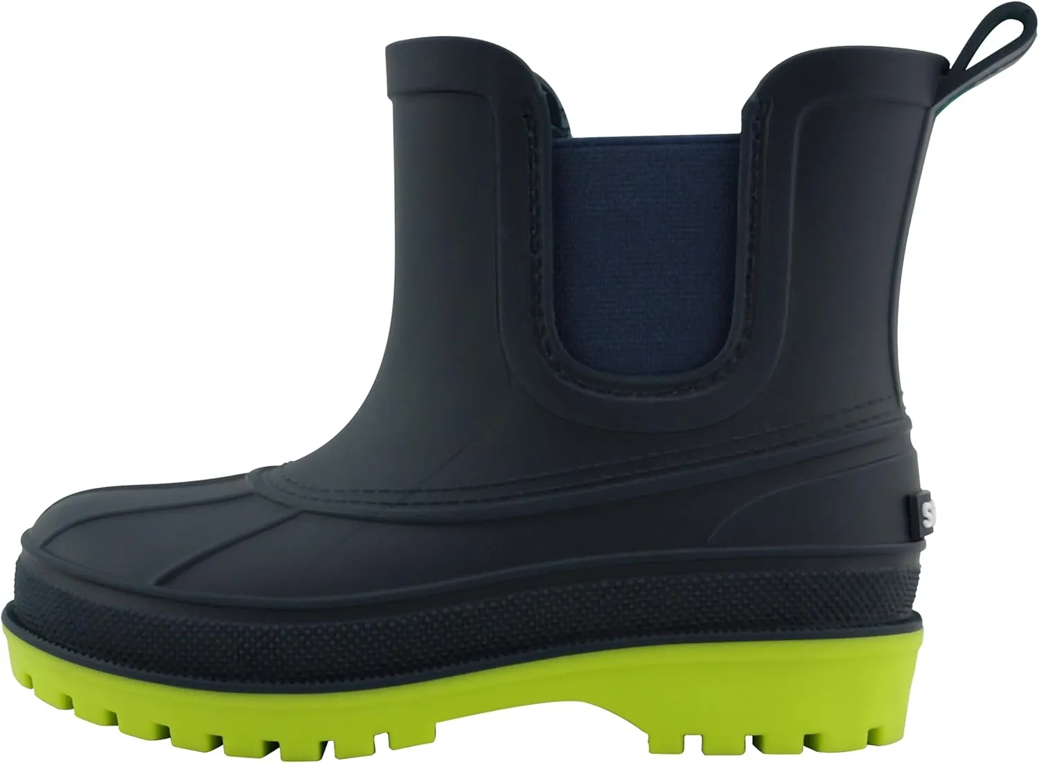 Sperry Toddler Chelsea Rain Boots, Waterproof Rubber Kids Rainboot, Girls/Boys Light Water Shoes for Muddy Park/Hiking