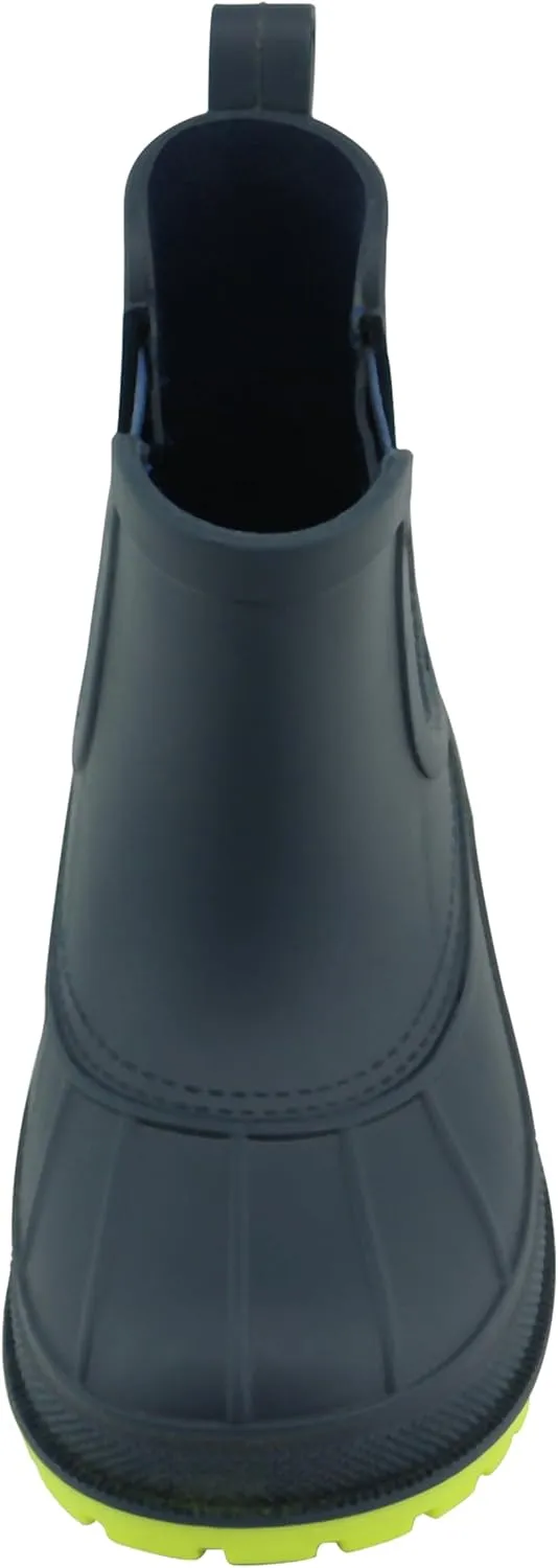 Sperry Toddler Chelsea Rain Boots, Waterproof Rubber Kids Rainboot, Girls/Boys Light Water Shoes for Muddy Park/Hiking