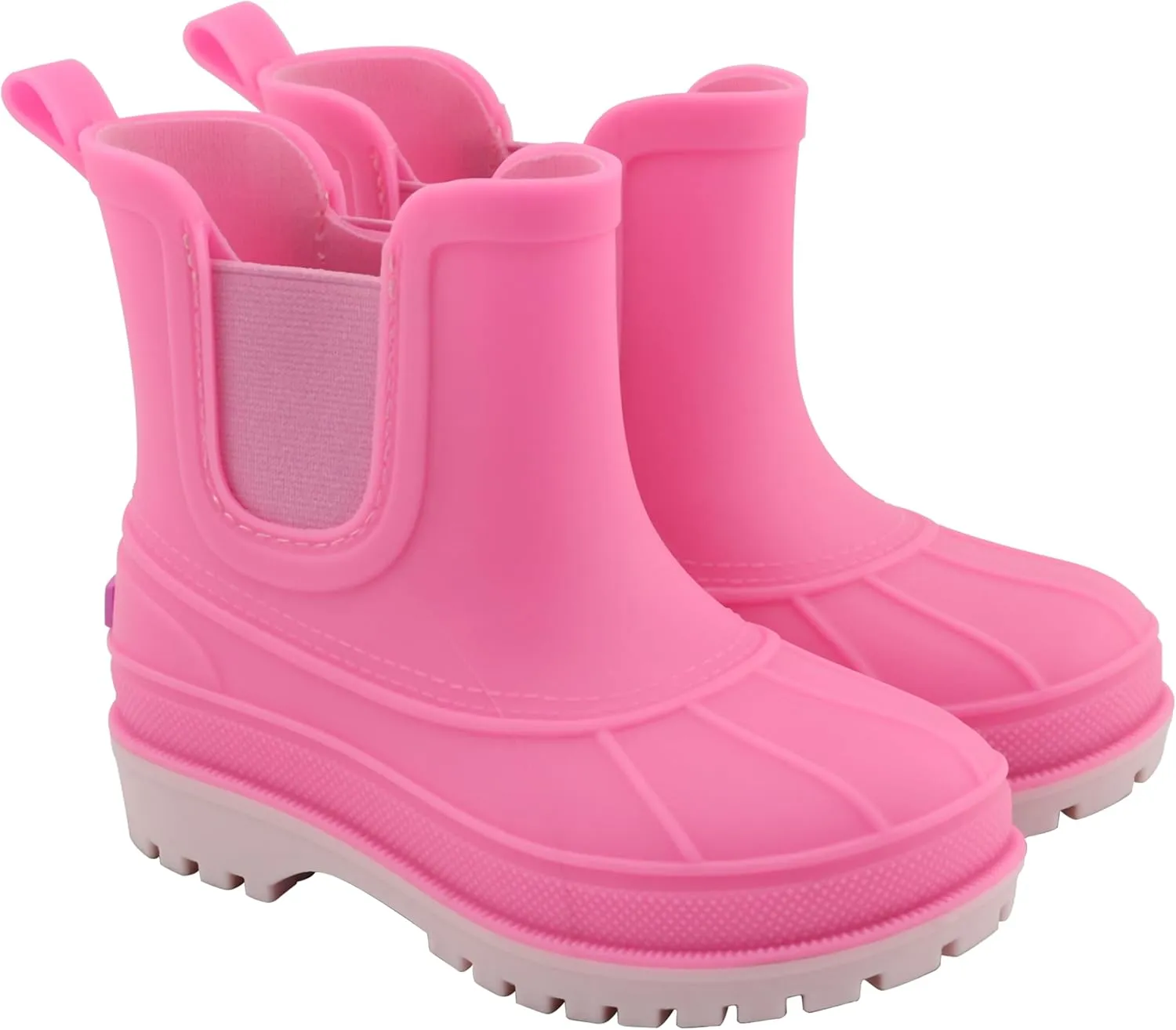 Sperry Toddler Chelsea Rain Boots, Waterproof Rubber Kids Rainboot, Girls/Boys Light Water Shoes for Muddy Park/Hiking