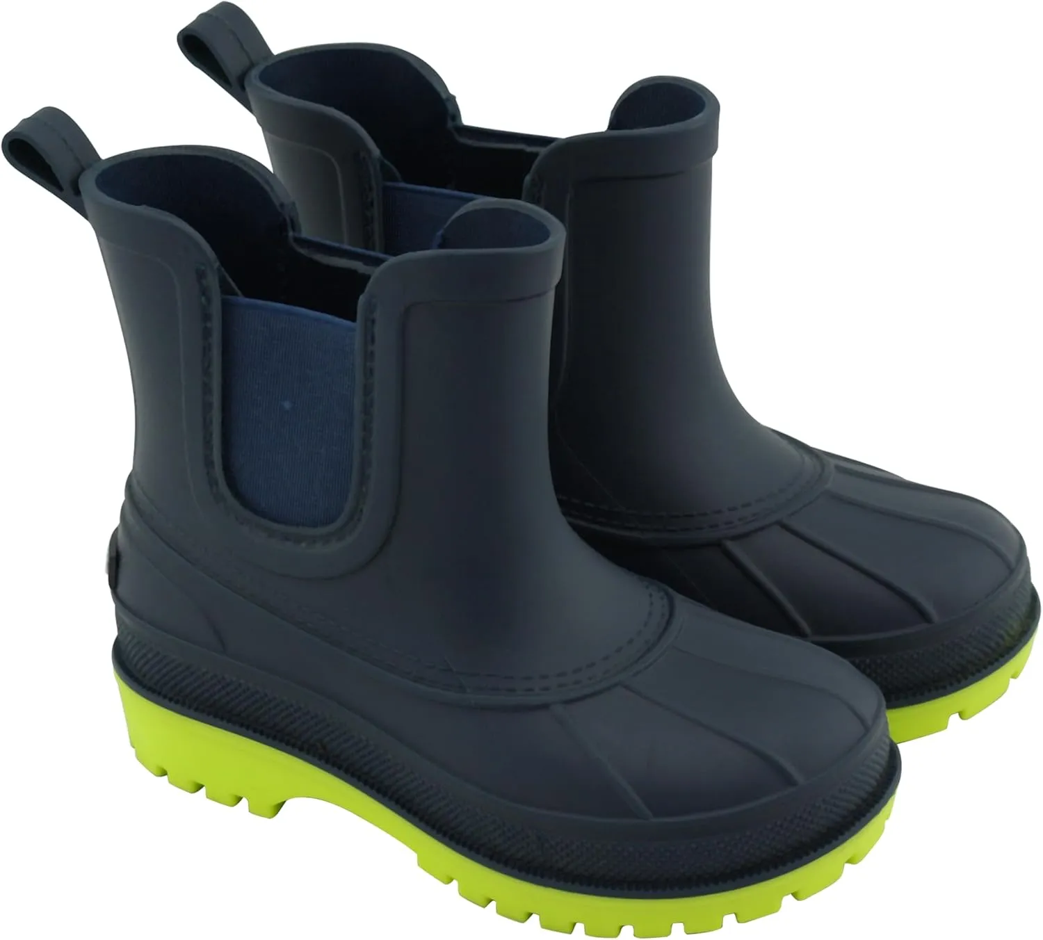 Sperry Toddler Chelsea Rain Boots, Waterproof Rubber Kids Rainboot, Girls/Boys Light Water Shoes for Muddy Park/Hiking