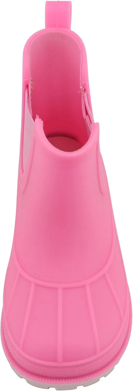 Sperry Toddler Chelsea Rain Boots, Waterproof Rubber Kids Rainboot, Girls/Boys Light Water Shoes for Muddy Park/Hiking