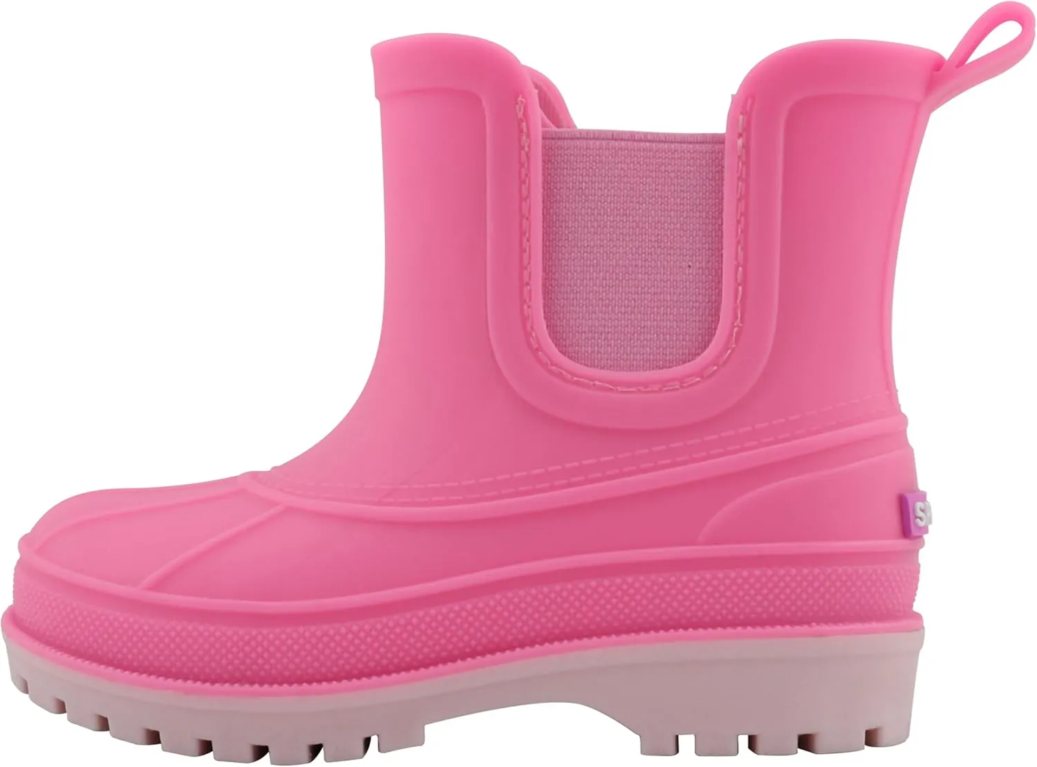 Sperry Toddler Chelsea Rain Boots, Waterproof Rubber Kids Rainboot, Girls/Boys Light Water Shoes for Muddy Park/Hiking