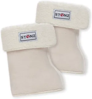 Stonz Bootie Liners Insert - Cold Weather Fleece Shoe Inserts- Cozy, Lightweight Inserts With Extra-Protection