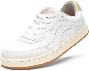 STQ Canvas Shoes for Women Lace Up Tennis Shoes Non Slip Comfortable Walking Sneakers