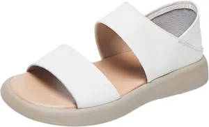 Summer New Flat Soled Roman Sandals For Women Fashionable Soft Soled Lazy Ones One Legged And Fisherman Sandals Women
