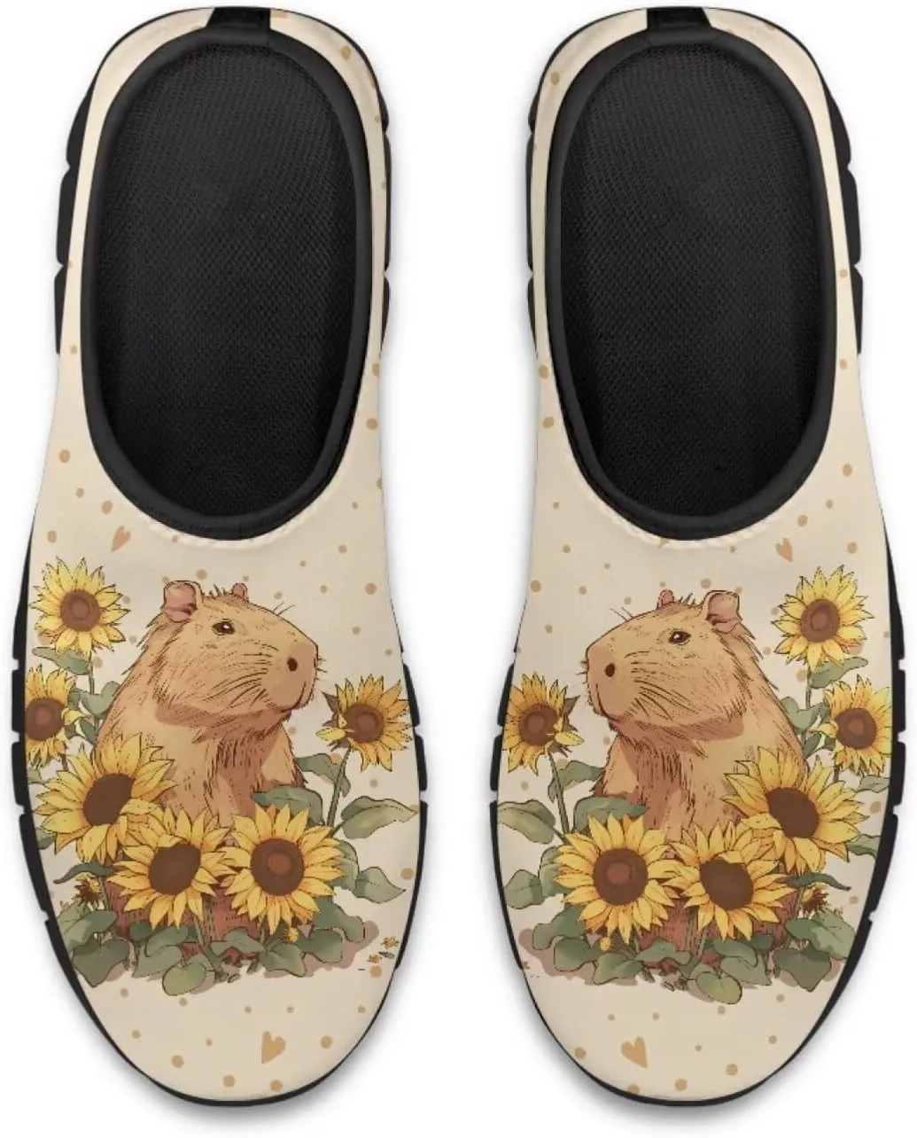 SYtrade Women's Camping Walking Travel Shoes Casual Slip On Loafers Black Sole