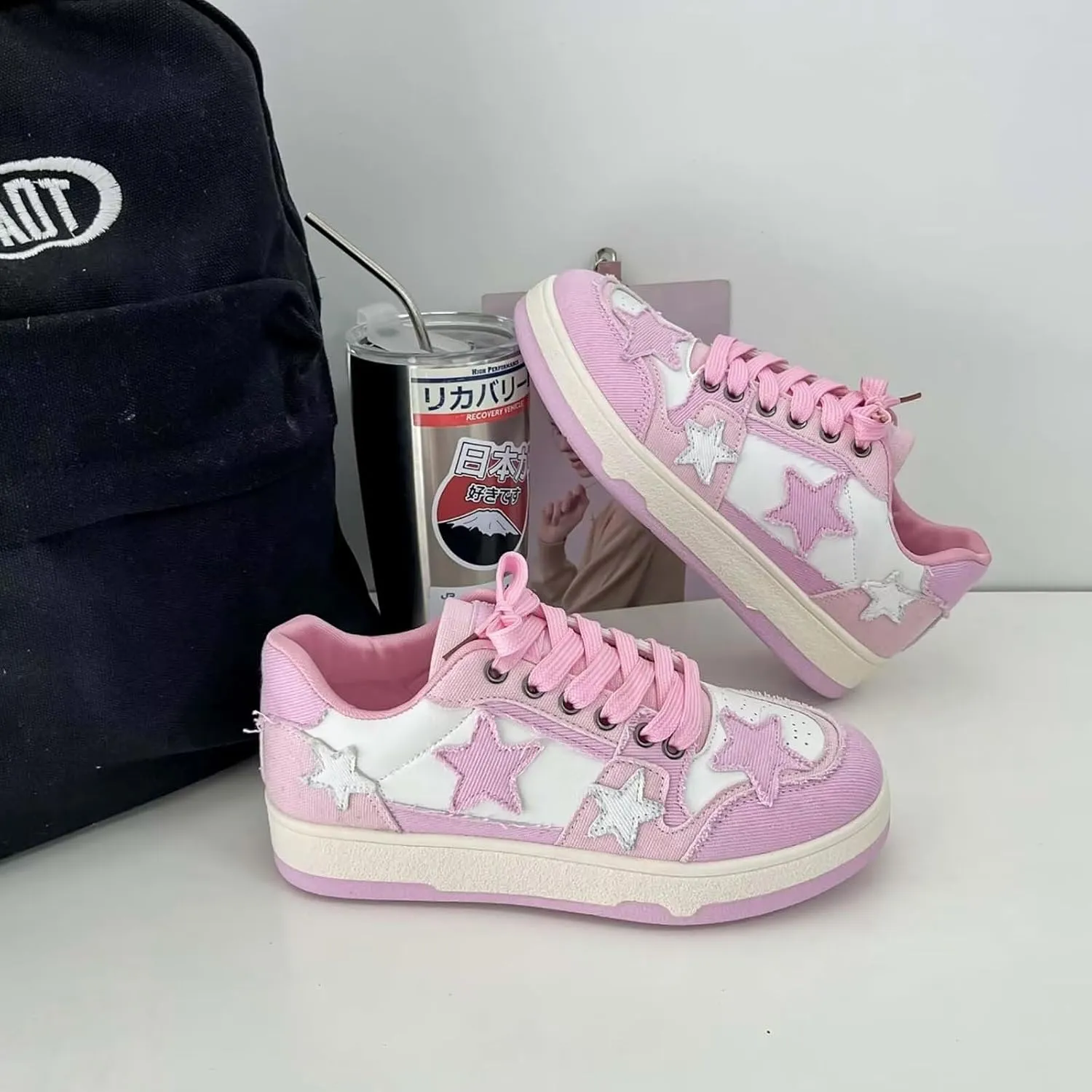 TERBOFIN Women's Fashion Sneakers Casual Walking Shoes Sporty Outdoor Skater Shoes for Lady