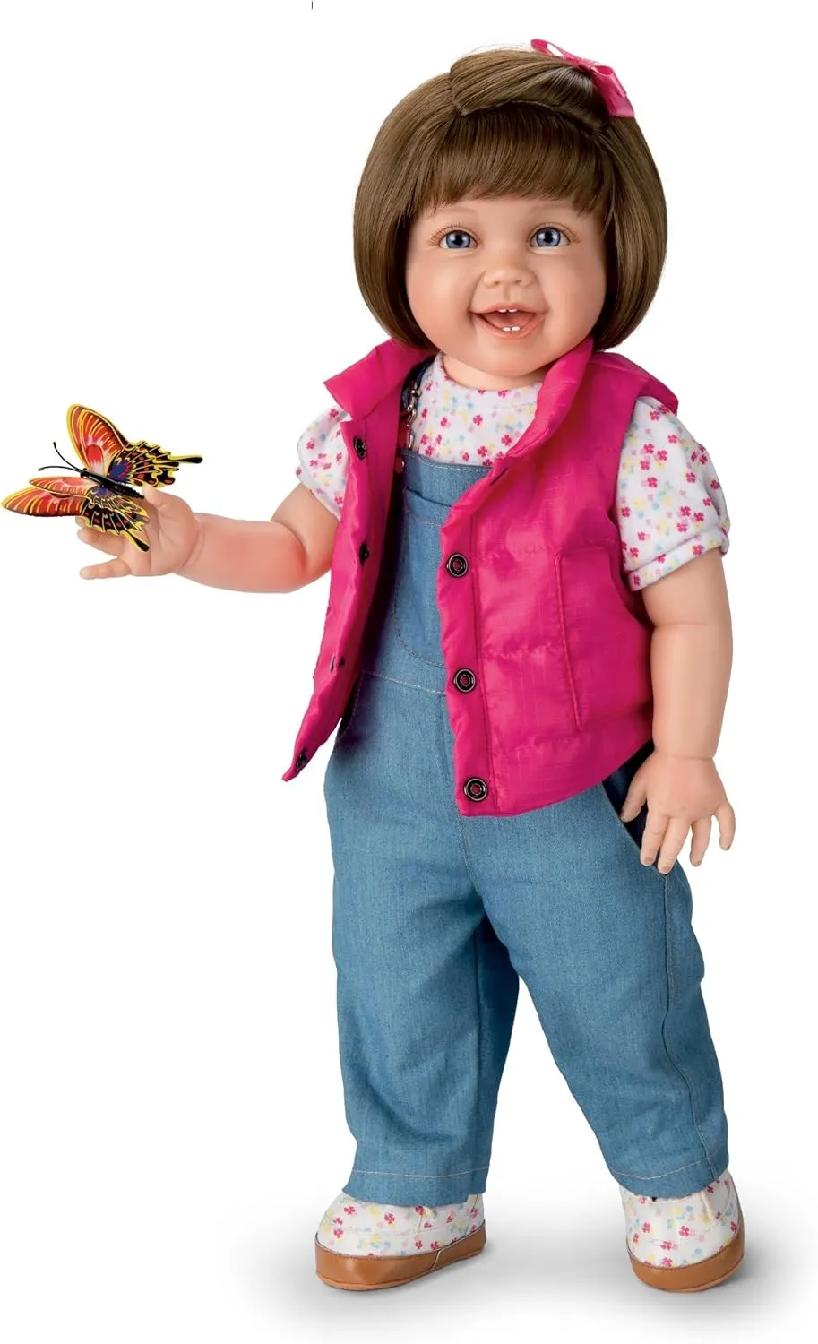 The Ashton-Drake Galleries Little Explorer Lauren Child Doll by Ping Lau, 22 Inches, Poseable Toddler Collector's Edition