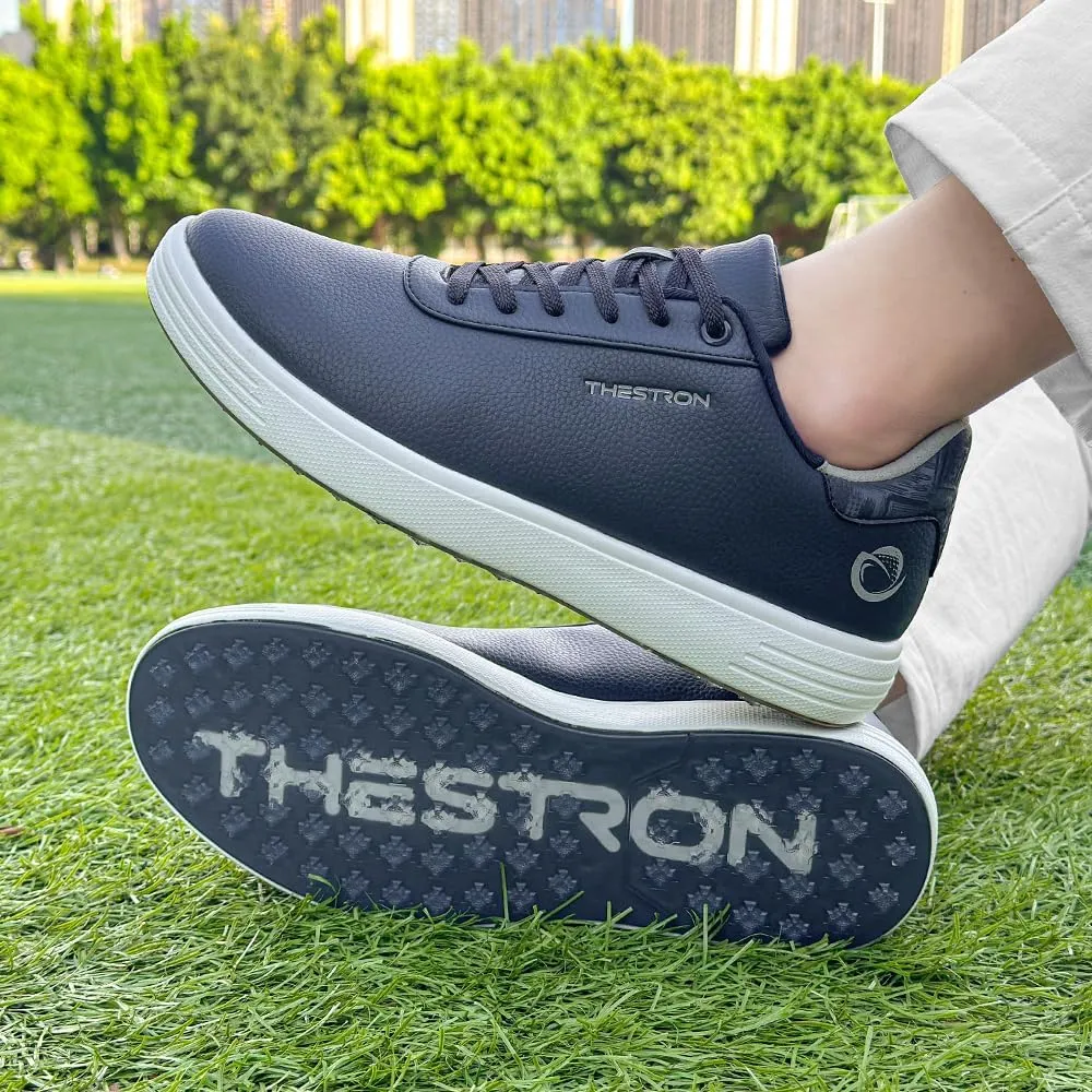 THESTRON Men's Golf Shoes Comfortable Non Slip Men Casual Sport Shoes for Golfing Lightweight Golf Sneakers