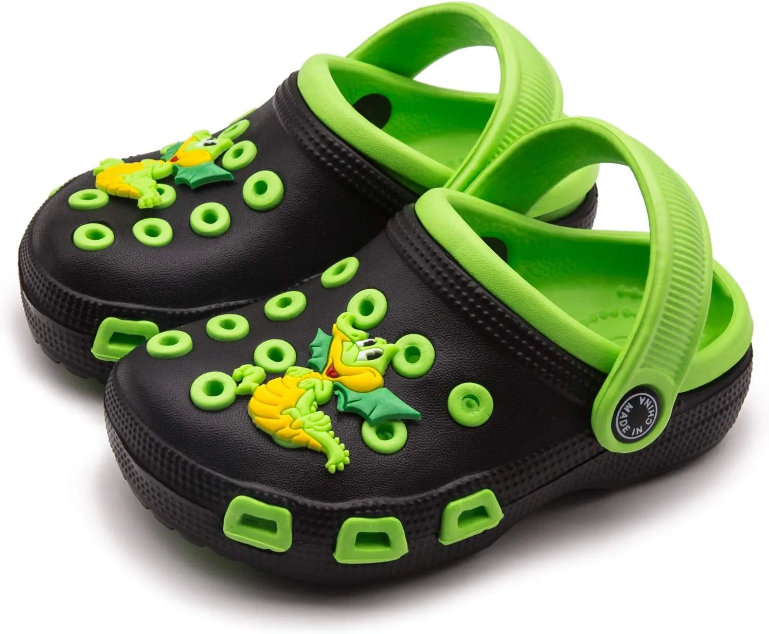 Toddler Little Kids Clogs Slip On Girls Boys Garden Clogs Summer Non-Slip Lightweight Slide Sandals Shoes Pool Shower Beach Slippers
