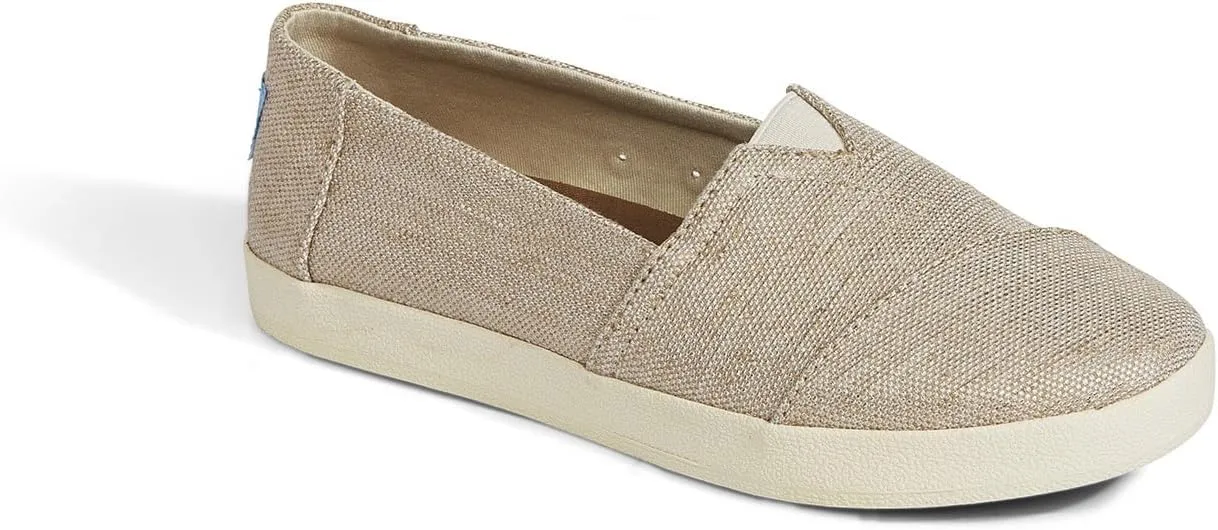 TOMS Womens Avalon Leopard Slip On Sneakers Shoes Casual - Brown