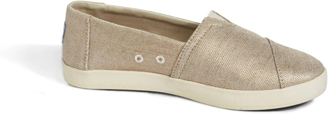 TOMS Womens Avalon Leopard Slip On Sneakers Shoes Casual - Brown